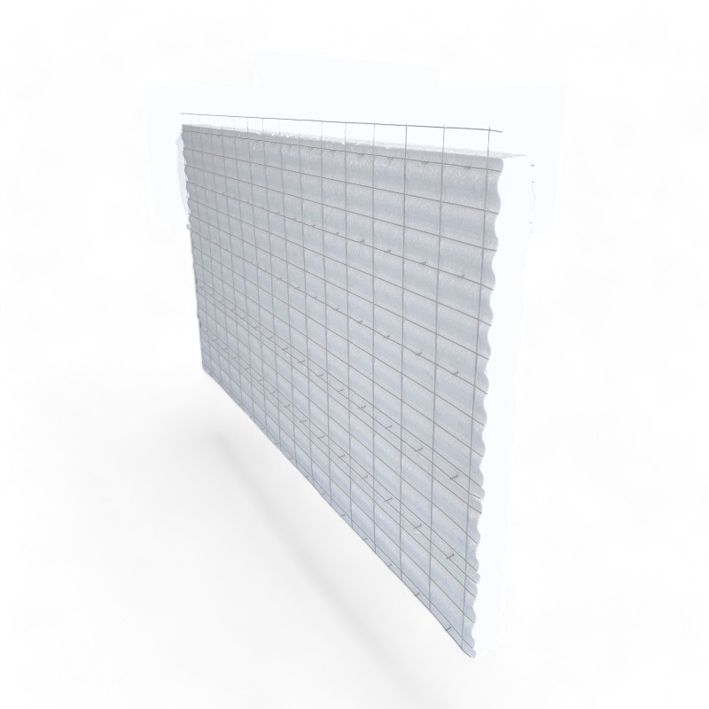 MPANEL® (FOAM 060 MM, MALLA 130 X 75 MM, Ø 2.5 MM)